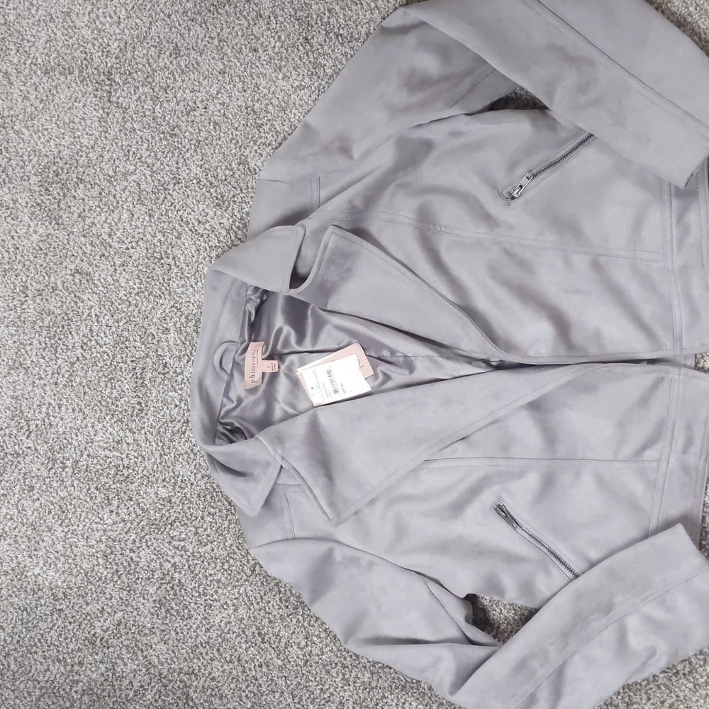 Philosophy Faux Leather Jacket